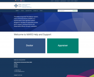 Home homepage snapshot