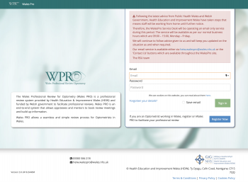 Home homepage snapshot